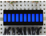 10 Segment Light Bar Graph LED Display - Blue