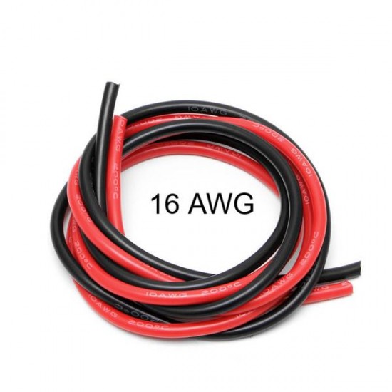 16 AWG Wire Multistranded - Red