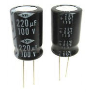 220µF 100V 105°C Radial Electrolytic Capacitor