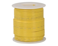24 Awg Stranded Hook Up Wire- Yellow - 1 Metre