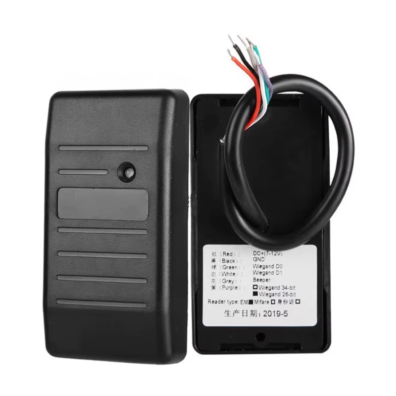 NSEE Long Range 125KHz EM/ID RFID Access Card Reader – 1 Meter Range, Wiegand 26 Bits For Parking Gate