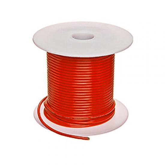 20 Awg Stranded Hook Up Wire- Red - 1 Meter