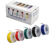 Wire spool set 22AWG - 5 Colours 10M each 50M