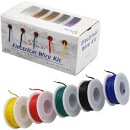 Wire spool set 22AWG - 5 Colours 10M each 50M