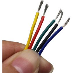 Wire spool set 22AWG - 5 Colours 10M each 50M Wire spool set 22AWG - 5 Colours 10M each 50M