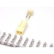 KF2510  Straight 2pin Male Female Connector