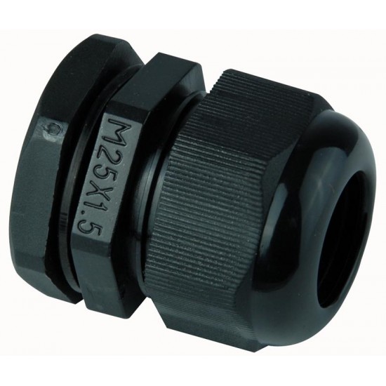 Cable Gland M25 Nylon - Black