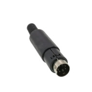  PS2 Male Plug MD 6 Pin S-terminal 6P Core Small Round Connector Male Plug