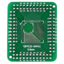 TQFP SMD Breakout for 0.8mm pitch and 0.5mm pitch
