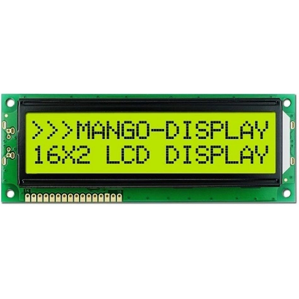 LCD 1602 Display (Yellow)