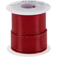 24 Awg Stranded Hook Up Wire- Red - 1 Metre
