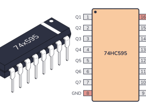 Using the 74HC595 Shift Register