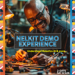 NELKIT DEMO – Hands-On STEM/STEAM Discovery Experience – Try Before You Buy - 2 DAYS (ages 10+)