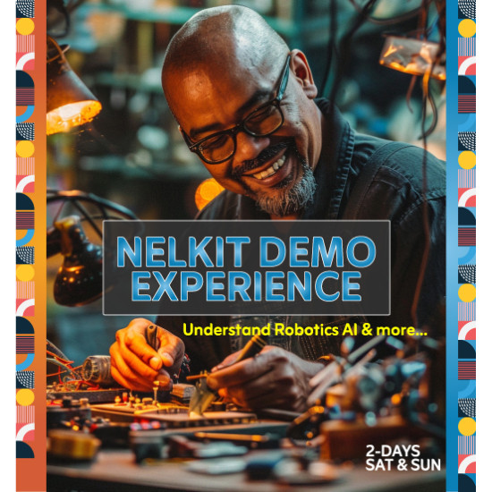NELKIT DEMO – Hands-On STEM/STEAM Discovery Experience – Try Before You Buy - 2 DAYS (ages 10+) NELKIT DEMO – Hands-On STEM/STEAM Discovery Experience – Try Before You Buy - 2 DAYS (ages 10+)