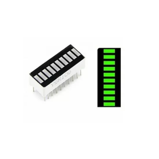 10 Segment Light Bar Graph LED Display - Green