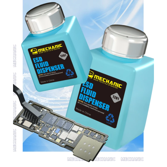 MECHANIC Alcohol Plastic Liquid, Antistatic, Splash-proof ESD Fluid Dispenser 180ml