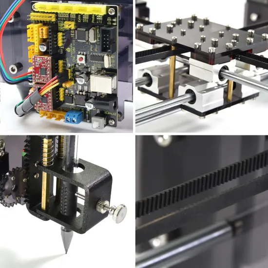 Nerokas Experimental Learners Kit (NEL KIT) – XY Plotter Writing & Drawing Machine Kit – Creative Art & Engineering
