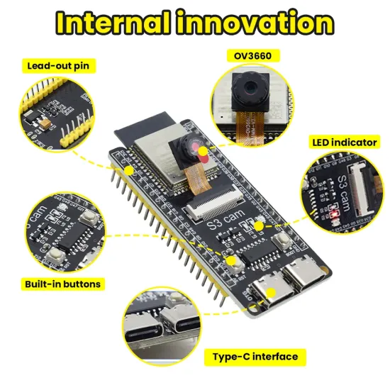 Nerokas Experimental Learners Kit (NEL KIT) – ESP32 CAM-S3 WROOM-1-N16R8 AI Vision Camera Module Kit – Computer Vision Innovator
