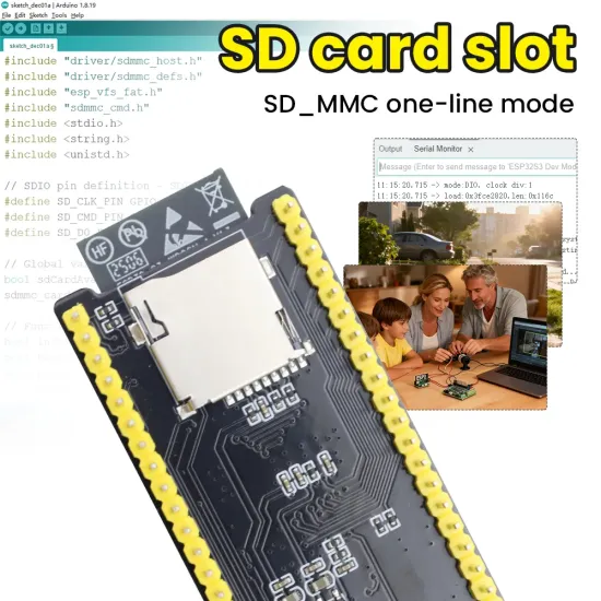 Nerokas Experimental Learners Kit (NEL KIT) – ESP32 CAM-S3 WROOM-1-N16R8 AI Vision Camera Module Kit – Computer Vision Innovator