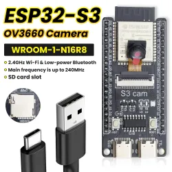 Nerokas Experimental Learners Kit (NEL KIT) – ESP32 CAM-S3 WROOM-1-N16R8 AI Vision Camera Module Kit – Computer Vision Innovator