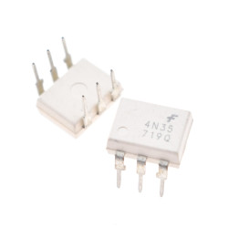4N35 - 6-Pin General Purpose Phototransistor Optocouplers