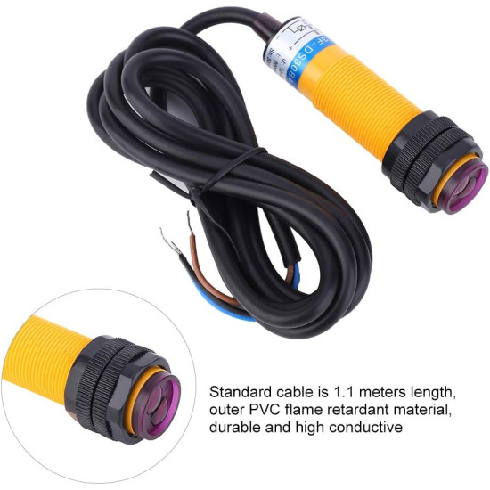 ER-DS30B4 Diffuse Reflection Photoelectric Switch Sensor 3 Wires