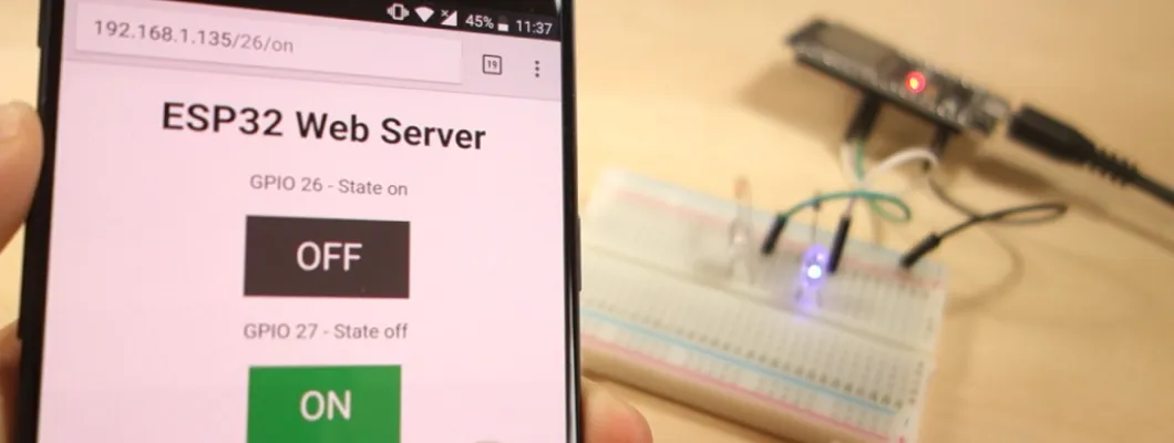 ESP32 Web Server – Arduino IDE