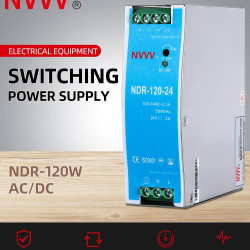 NDR 120W 24V Din Rail-Mounted switching power supply Features 24v 5A