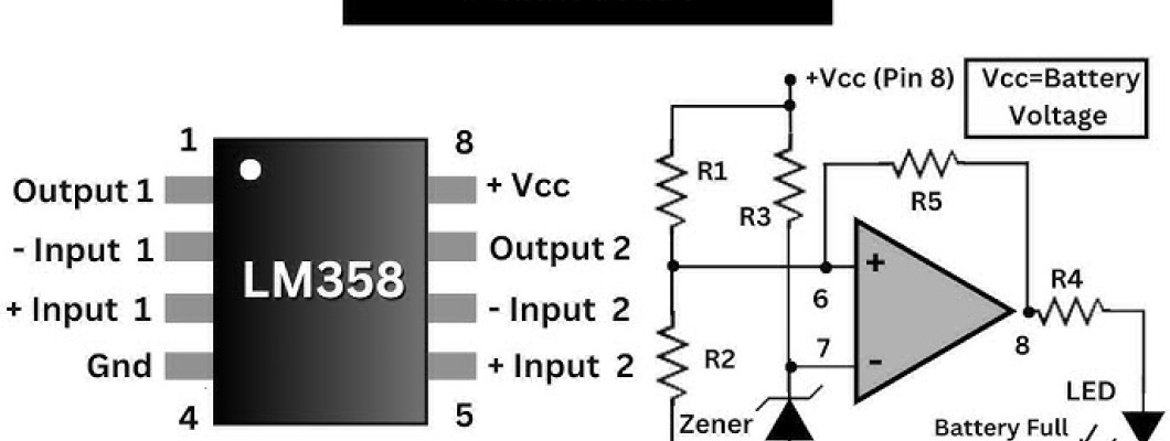 LM358 Dual Op-Amp Features, Pins, Working & Applications