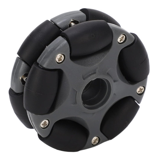 58mm Plastic Double Row Rotating Robot Omni Directional Wheels for Robot Kits Motors Tire - Pair