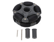 58mm Plastic Double Row Rotating Robot Omni Directional Wheels for Robot Kits Motors Tire - Pair