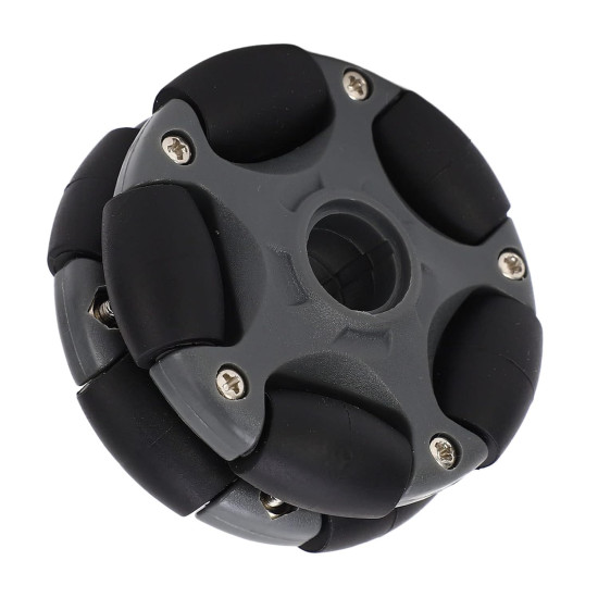 58mm Plastic Double Row Rotating Robot Omni Directional Wheels for Robot Kits Motors Tire - Pair