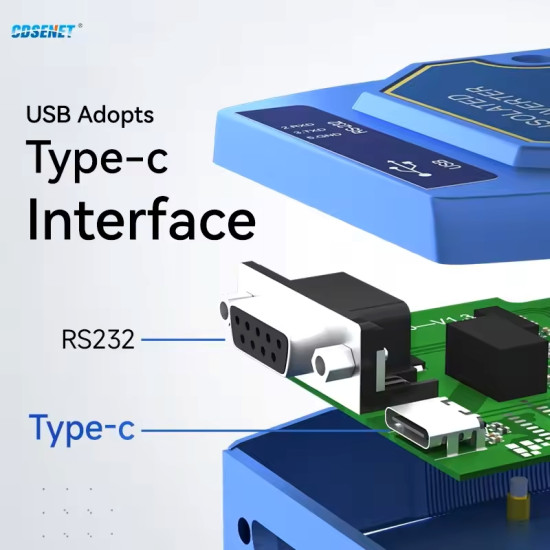 USB to RS422/RS485/RS232 Cable - TYPE C