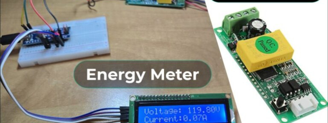 DIY AC Energy Meter using PZEM-004T & Arduino