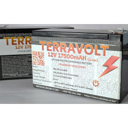 TERRAVOLT™  - 12V 17500mAH (17.5AH) HIGH PERFORMANCE LITHIUM ION BATTERY (CHARGER INCLUDED)
