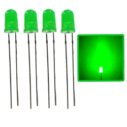 Diffused Green 5mm LED (25 pack)