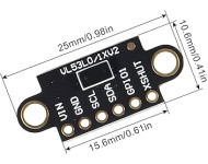 VL53L0X V2 Time-Of-Flight (ToF) Distance Sensor Breakout - VERSION 2 (BLACK) VL53L0X V2 Time-Of-Flight (ToF) Distance Sensor Breakout - VERSION 2 (BLACK)