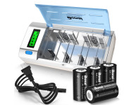  Battery Charger for 9V / C size /D size / AA / AAA NI-MH/NiCd Rechargeable Batteries