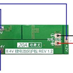 BMS 2S 20A Lithium battery protection board