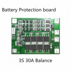 BMS Board 3S 30A Balanced Version 11.1V 12.6V