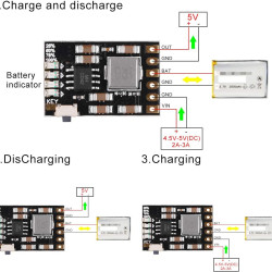 5V 2A Charge and Discharge 3.7V 4.2V Lithium Battery Boost Module