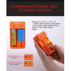 Li-Ion Battery Charger 2 slot
