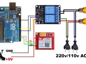 Arduino SIM800L simple IoT Project
