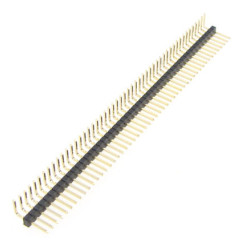 Header Pin Male 1x40 1.27mm Pitch Right Angle