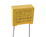 Safety Capacitor X2 0.001uF 275V P10