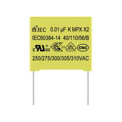 Safety Capacitor X2 0.01uF 275V P15