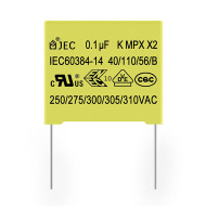 Safety Capacitor X2 0.1uF 275V P10