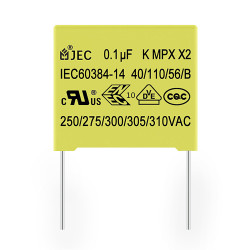 Safety Capacitor X2 0.1uF 275V P10