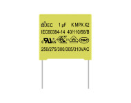 Safety Capacitor X2 1uF 275V P22