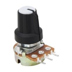 Linear Taper Rotary Potentiometer with Knob - 100K